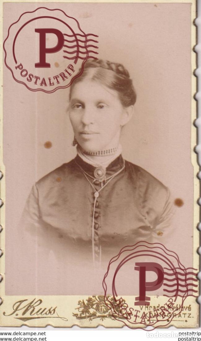 Alte Fotografie: JULIUS RUSS. K&Ouml;NIGGR&Auml;TZ. +-10.5*6.5CM CDV