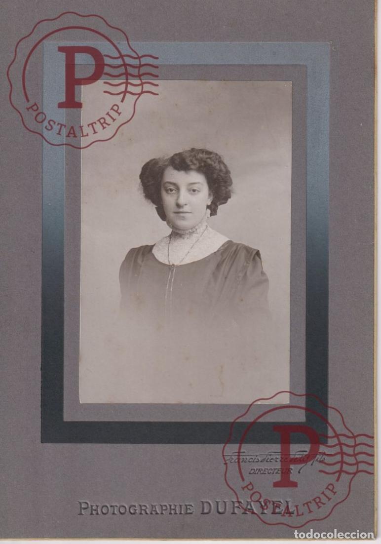 Fotograf&iacute;a antigua: PHOTOGRAPHIE DUFAYEL. CABINET. 18X13CM