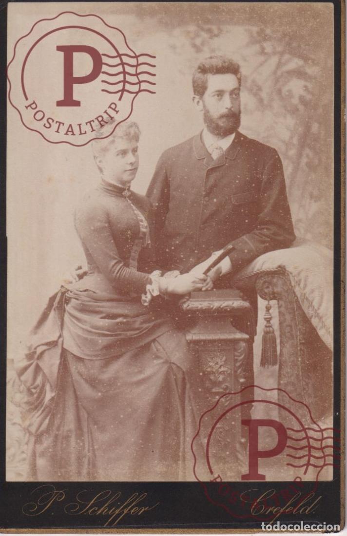 Fotograf&iacute;a antigua: SCHIFFER. CREFELD. CABINET. 17X11CM