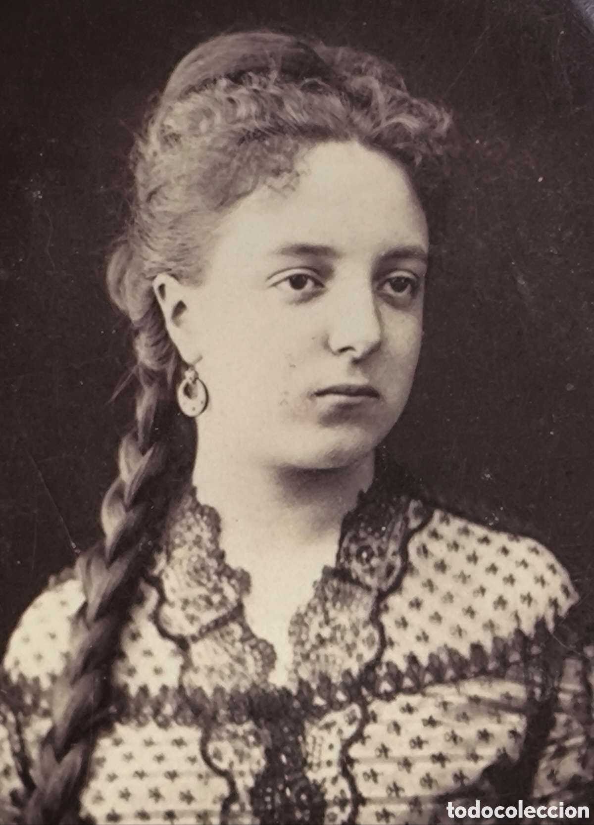 Fotograf&iacute;a antigua: FOTOGRAF&Iacute;A CDV RETRATO DAMA FOT&Oacute;GRAFO DIT NAPOLEON HNOS. BARCELONA C. 1900