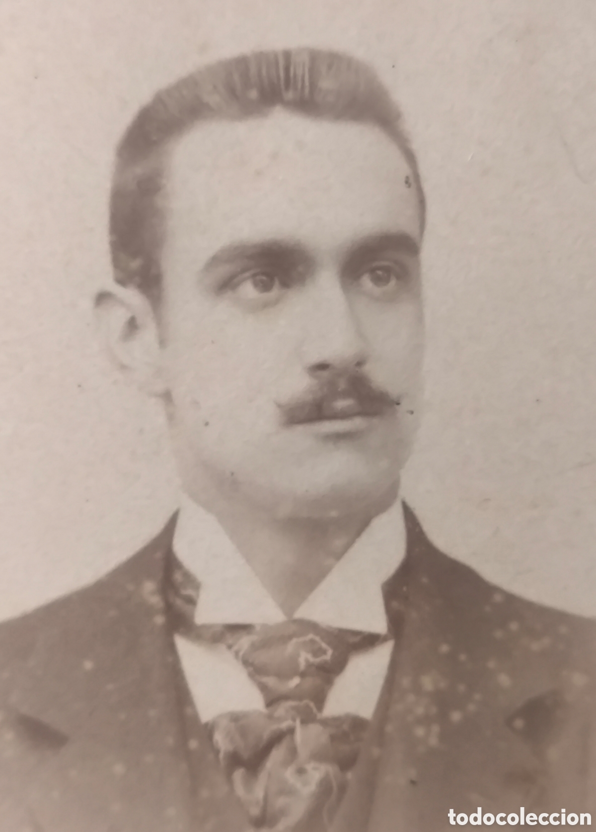 Fotograf&iacute;a antigua: FOTOGRAF&Iacute;A CDV RETRATO CABALLERO FOT&Oacute;GRAFO NAPOLEON MADRID C. 1900