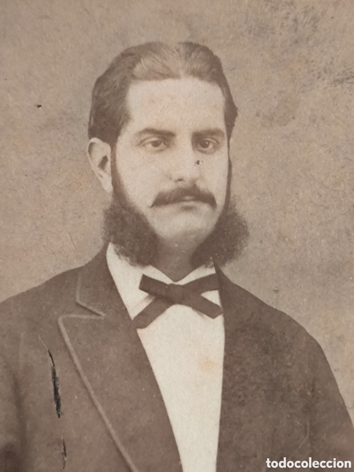 Fotograf&iacute;a antigua: FOTOGRAF&Iacute;A CDV RETRATO CABALLERO FOT&Oacute;GRAFO RAFAEL ARE&Ntilde;AS BARCELONA C. 1900