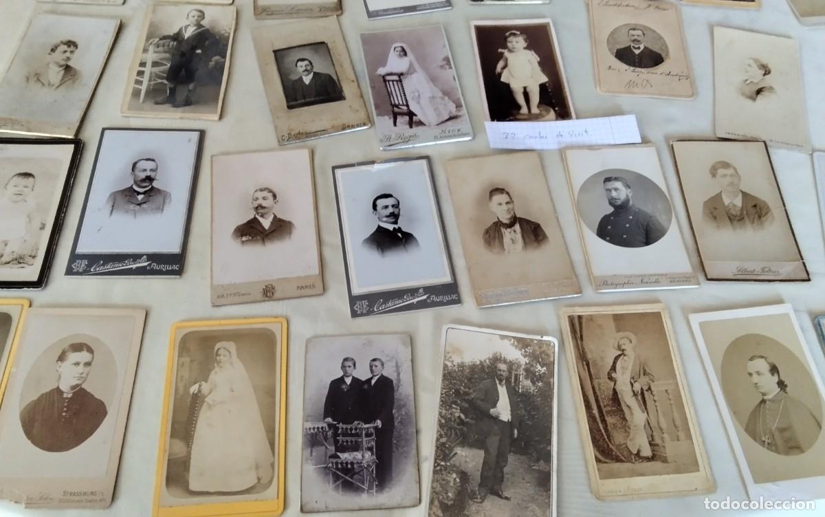 Fotograf&iacute;a antigua: LOTE DE 32 CARTES DE VISITE , VER COMPOSICION