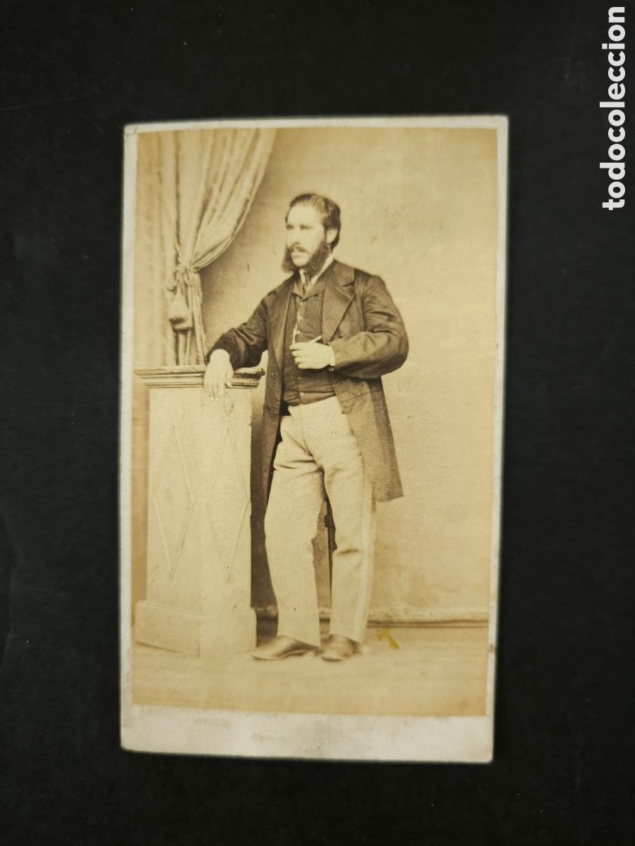 Photographie ancienne: Fotograf&iacute;a antigua, CDV. Eliseo Segond. Santiago de Compostela, finales s. XIX. Galicia.