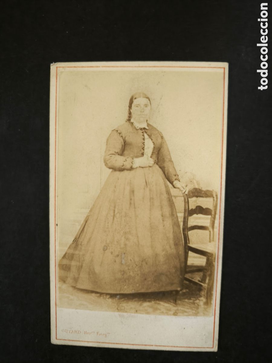 Photographie ancienne: Fotograf&iacute;a antigua, CDV. Cuyard hermanos. Finales s. XIX. Santiago de Compostela, Pontevedra.