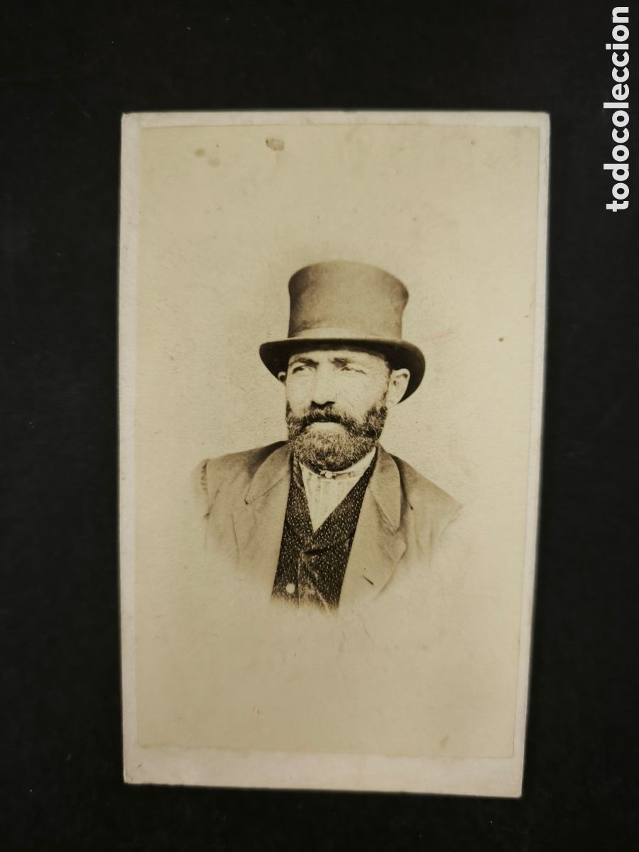 Fotografia antiga: Fotograf&iacute;a antigua, CDV. Eliseo Segond. Santiago de Compostela, Pontevedra. Finales s. XIX.
