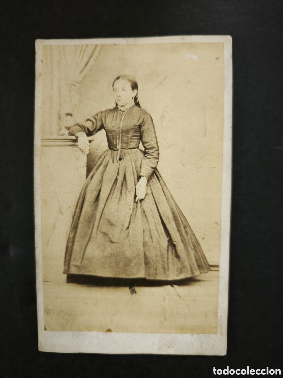 Photographie ancienne: Fotograf&iacute;a antigua, CDV. Eliseo Segond. Santiago de Compostela, finales s. XIX. Galicia.