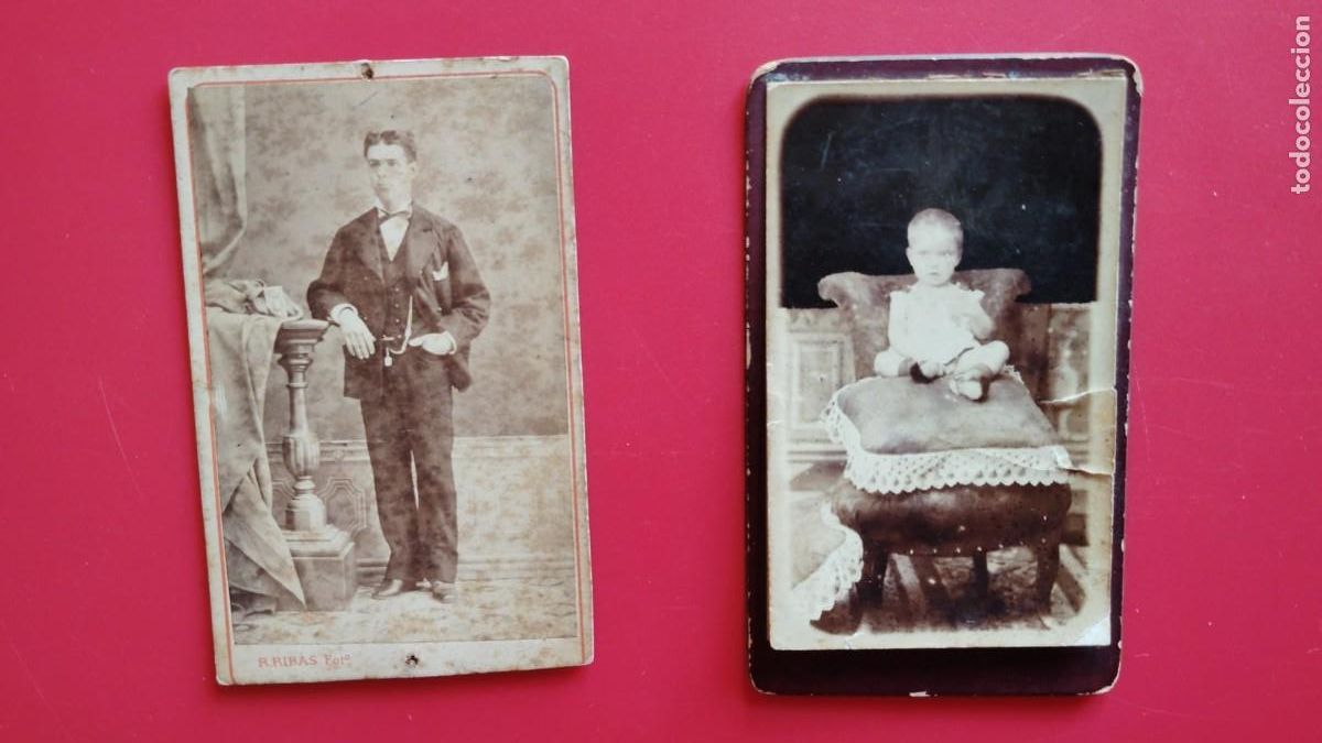 Fotograf&iacute;a antigua: ROMAN RIBAS.-J. TRUYOL.-FOTOGRAFOS.-CARTES DE VISITE.-FOTOGRAFIAS.-CDV.-PALMA DE MALLORCA.