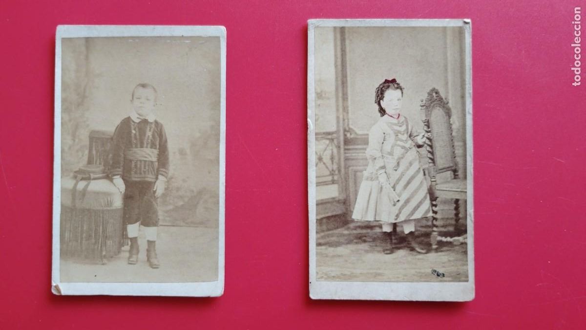 Fotograf&iacute;a antigua: A. CAPMANY.-AUGUSTE GOREZE.-FOTOGRAFOS.-CARTES DE VISITE.-NI&Ntilde;OS.-CDV.-MATARO.-BARCELONA.-SIGLO XIX.