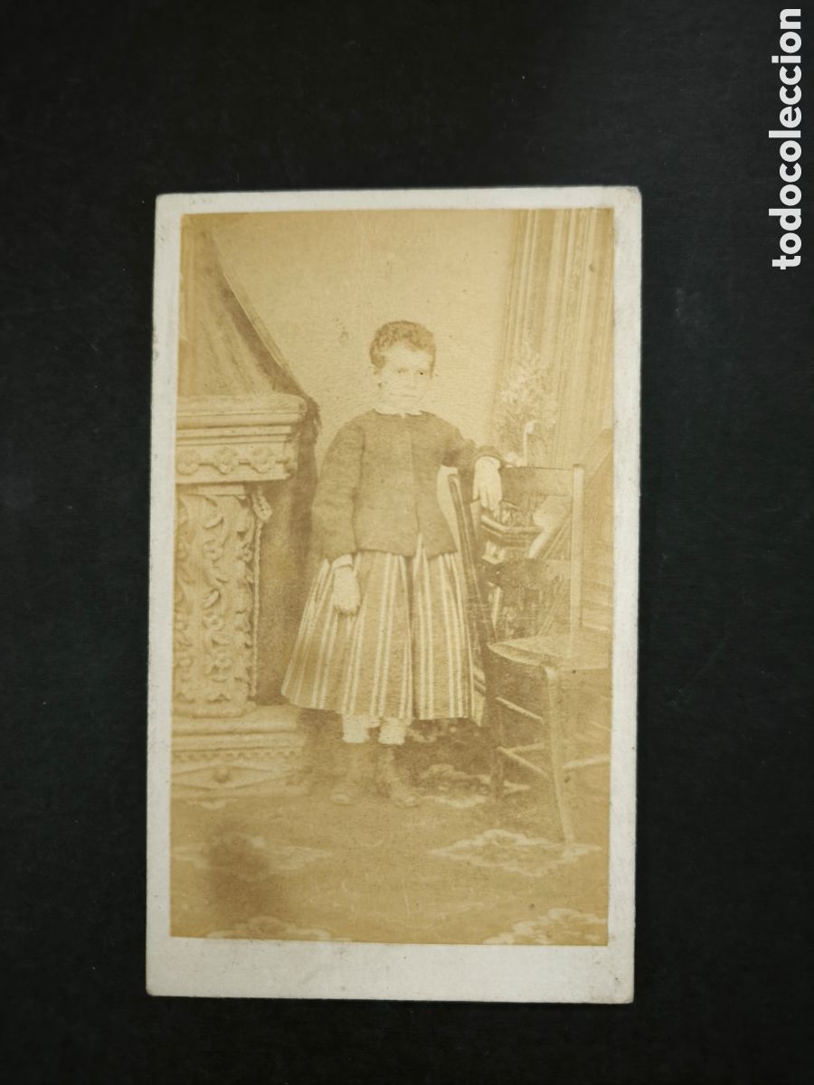 Fotograf&iacute;a antigua: Fotograf&iacute;a antigua, CDV. Eliseo Segond. Pontevedra, finales s. XIX. Galicia.