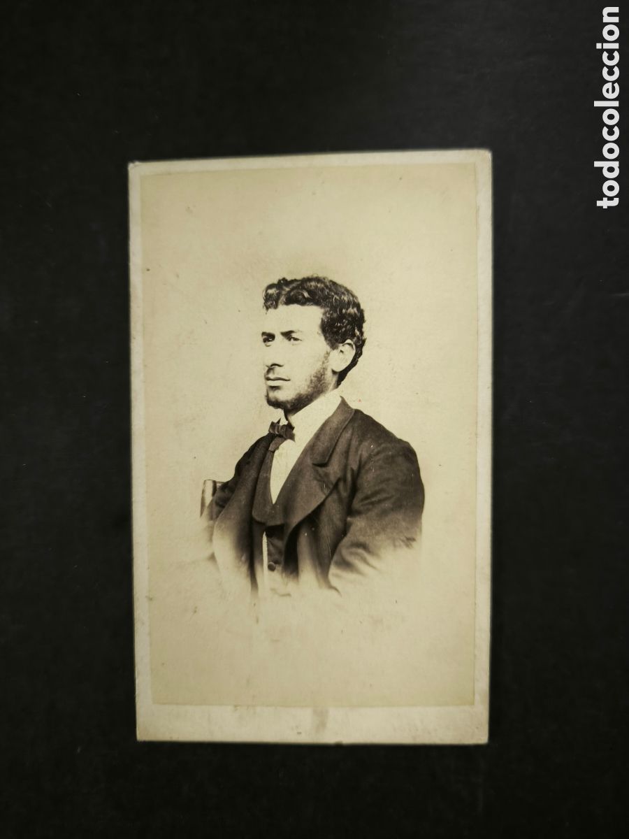 Fotograf&iacute;a antigua: Fotograf&iacute;a antigua, CDV. Eliseo Segond. Santiago de Compostela, finales s. XIX. Galicia.