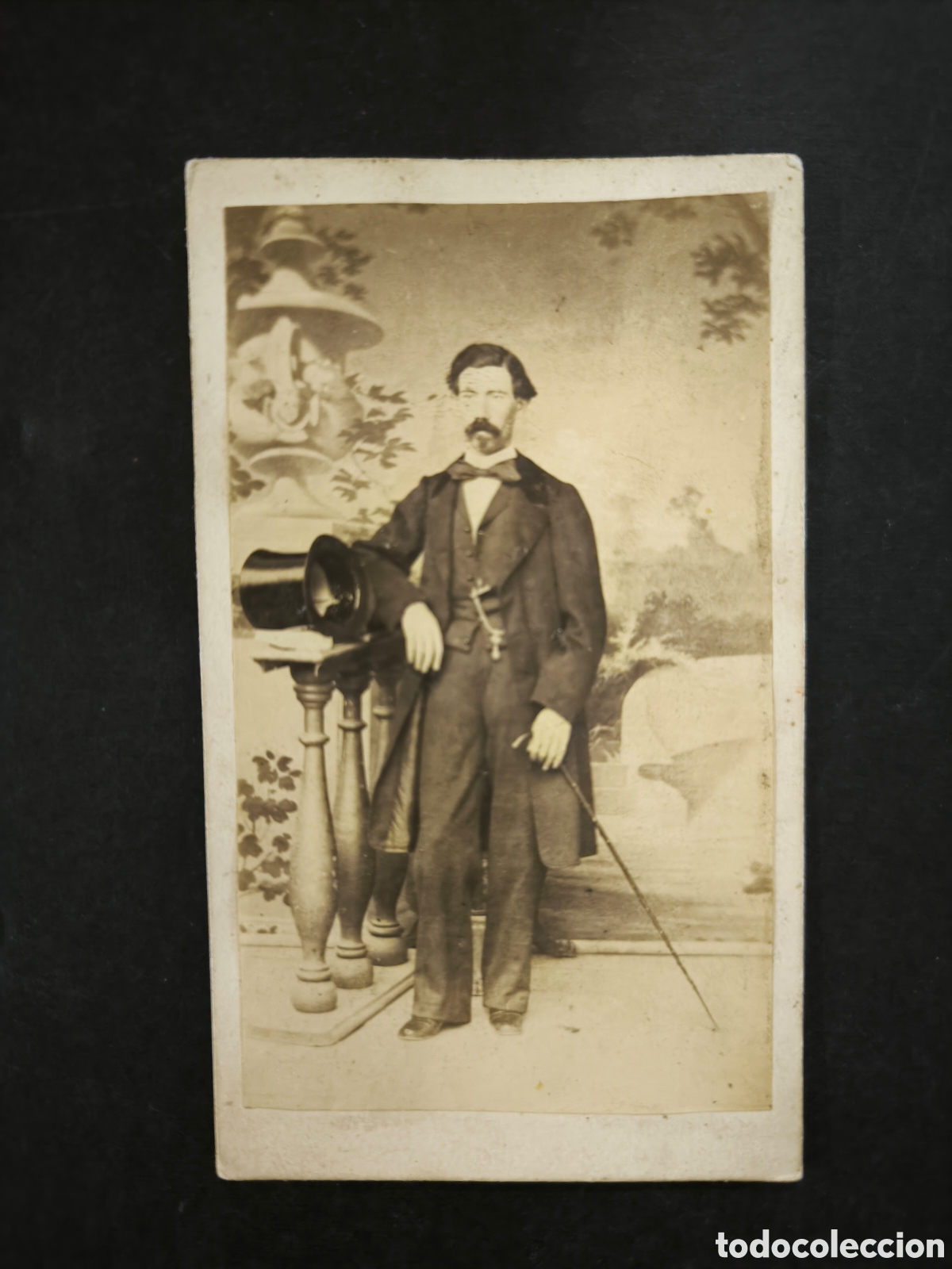 Fotograf&iacute;a antigua: Fotograf&iacute;a antigua, CDV. Cuyard Hermanos. Pontevedra, Santiago de Compostela. Finales s. XIX.