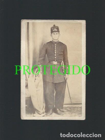 Fotograf&iacute;a antigua: CDV. RETRATO DE MILITAR. SIGLO XIX. FOT&Oacute;GRAFO DESCONOCIDO.