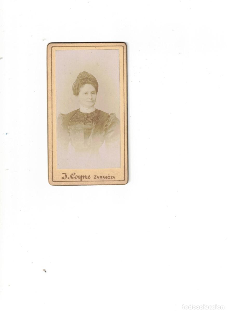 Fotograf&iacute;a antigua: FOTOGRAF&Iacute;A. CARTA DE VISITA. J. GOYNE. ZARAGOZA