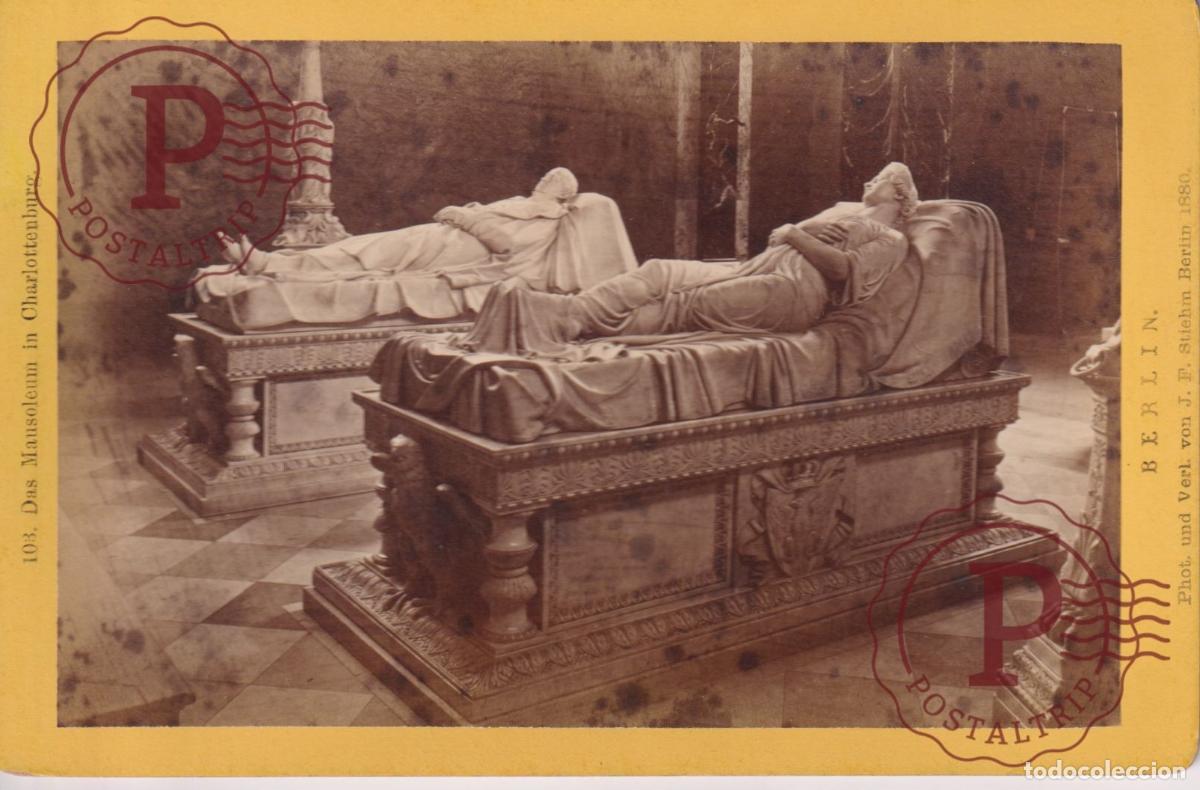Fotograf&iacute;a antigua: DAS MAUSOLEUM IN CHARLOTTENBURG BERLIN DEUTSCHLAND GERMANY +-16,5*11CM CABINET