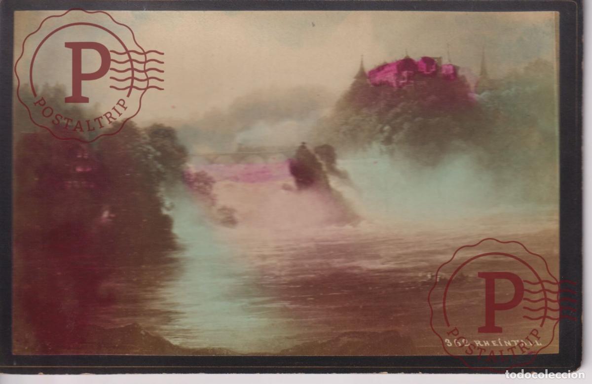 Photographie ancienne: Carl Koch studio at Schafhausen RHEINTALL CABINET +-16*11CM