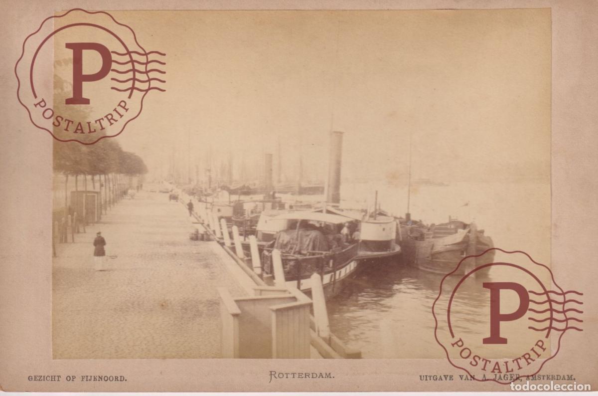 Photographie ancienne: NETHERLAND. PAISES BAJOS. ROTTERDAM. UITGAVE VAN A. JAGER. CABINET 17.5X12CM