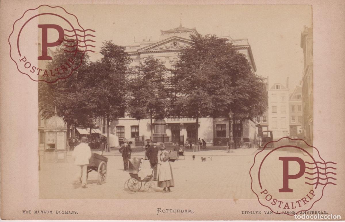 Photographie ancienne: NETHERLAND. PAISES BAJOS. ROTTERDAM. MUSEUM BOYMANS. UITGAVE VAN A. JAGER. CABINET 17.5X12CM