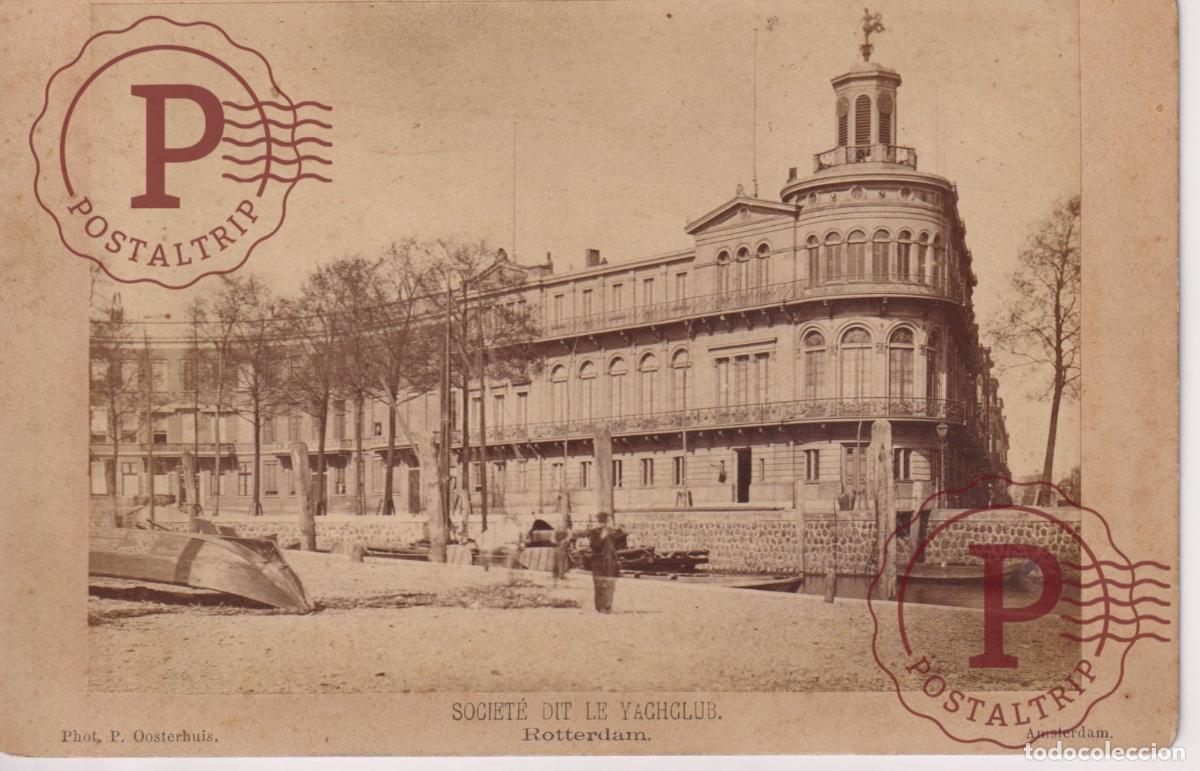 Fotograf&iacute;a antigua: NETHERLAND. PAISES BAJOS. ROTTERDAM SOCIETE DIT LE YACHCLUB. CABINET 17.5X12CM