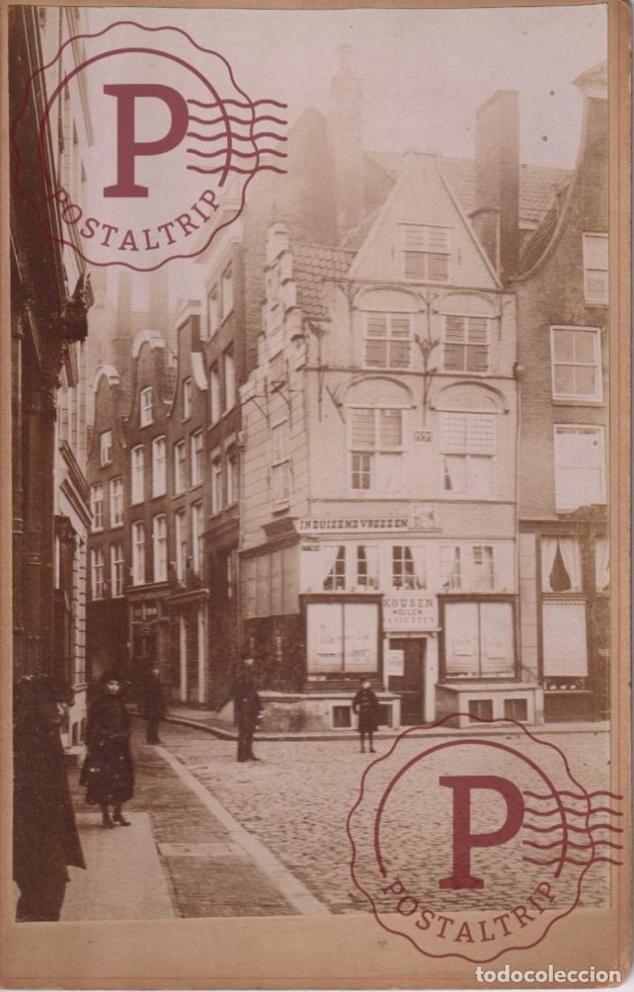 Fotograf&iacute;a antigua: NETHERLAND. PAISES BAJOS. ROTTERDAM KONINGSBRUG. CABINET 17.5X12CM