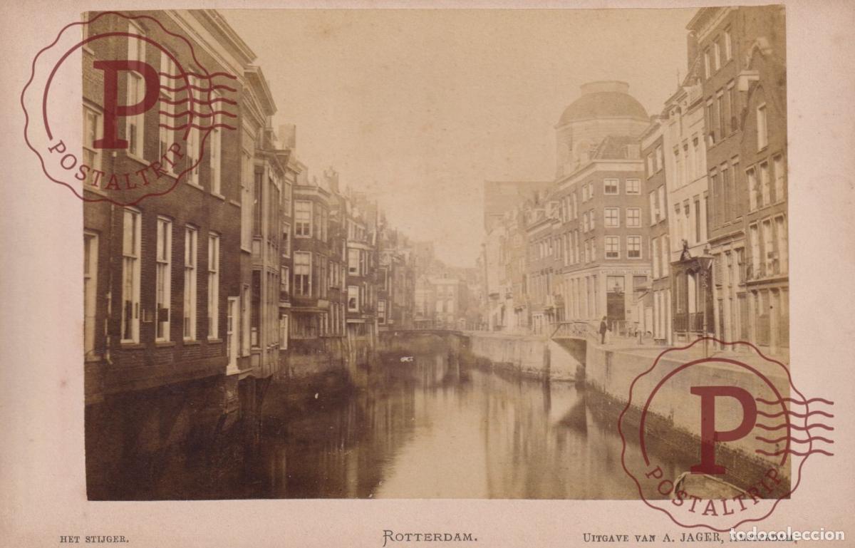 Fotograf&iacute;a antigua: NETHERLAND. PAISES BAJOS. ROTTERDAM. HET STIJGER. A JAGER. CABINET 17.5X12CM