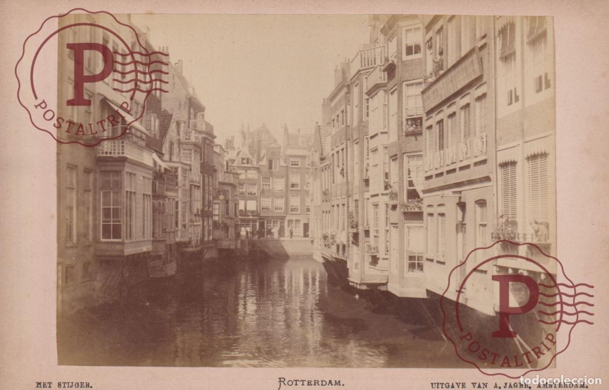 Fotograf&iacute;a antigua: NETHERLAND. PAISES BAJOS. ROTTERDAM. HET STIJGER. A JAGER. CABINET 17.5X12CM