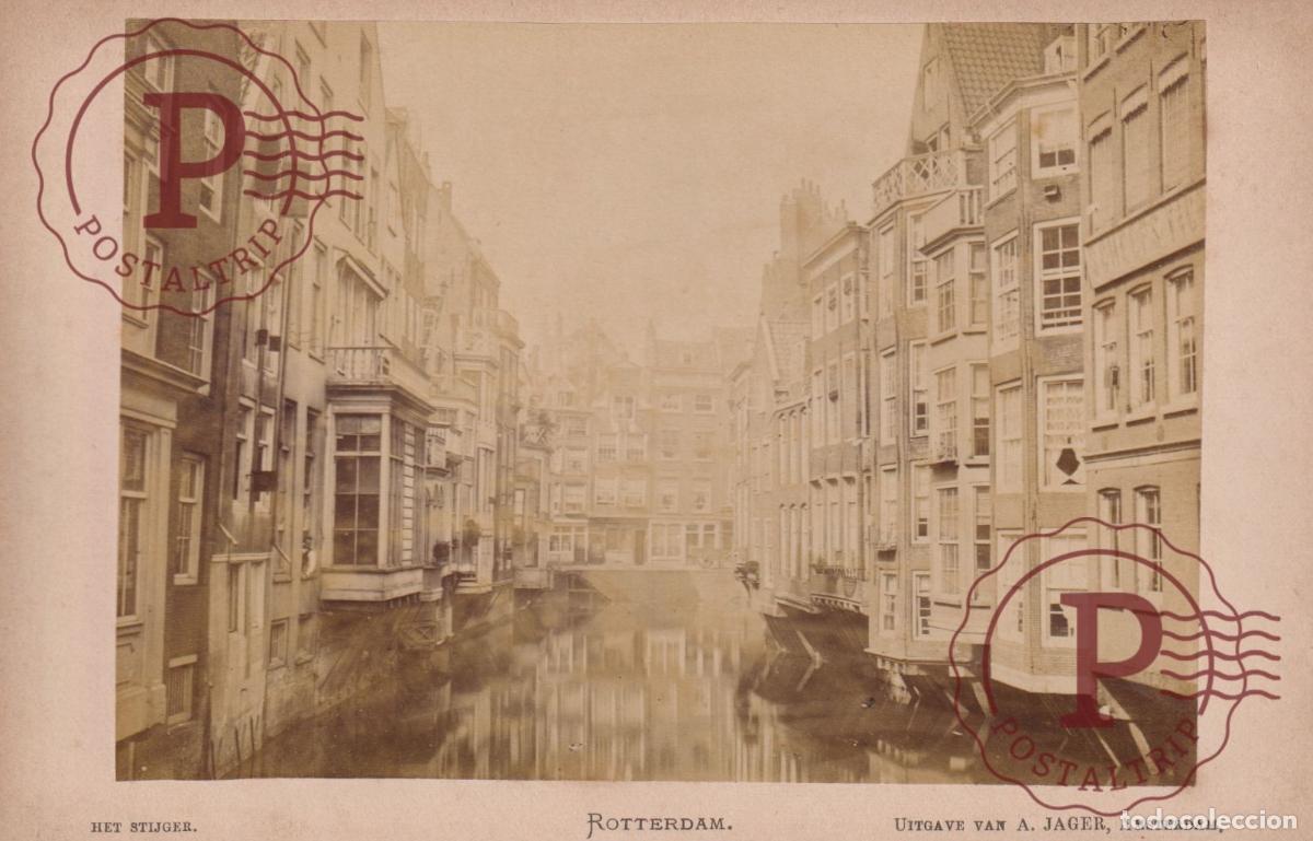 Fotograf&iacute;a antigua: NETHERLAND. PAISES BAJOS. ROTTERDAM. HET STIJGER. A JAGER. CABINET 17.5X12CM