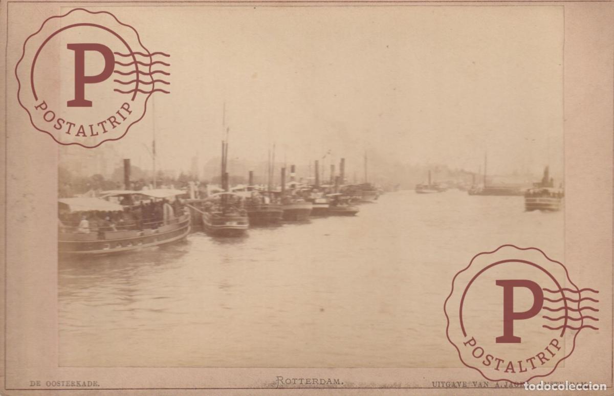 Fotograf&iacute;a antigua: NETHERLAND. PAISES BAJOS. ROTTERDAM. OOSTERKADE. CABINET 17.5X12CM