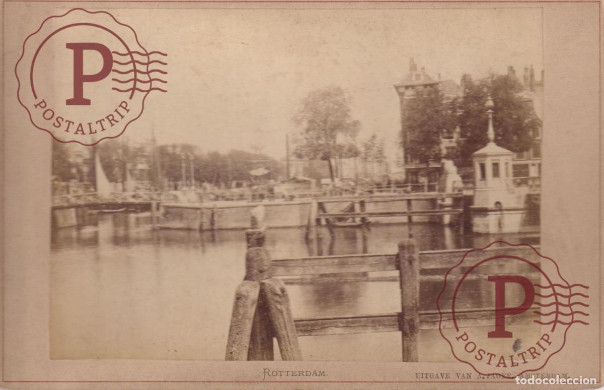 Fotograf&iacute;a antigua: NETHERLAND. PAISES BAJOS. ROTTERDAM. VAN A JAGER. CABINET 17.5X12CM