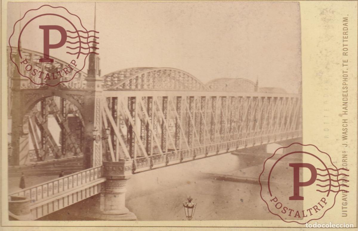 Fotograf&iacute;a antigua: NETHERLAND. PAISES BAJOS. ROTTERDAM. VAN CORNs J. WASCH HANDELSPHOT. CABINET 17X11CM