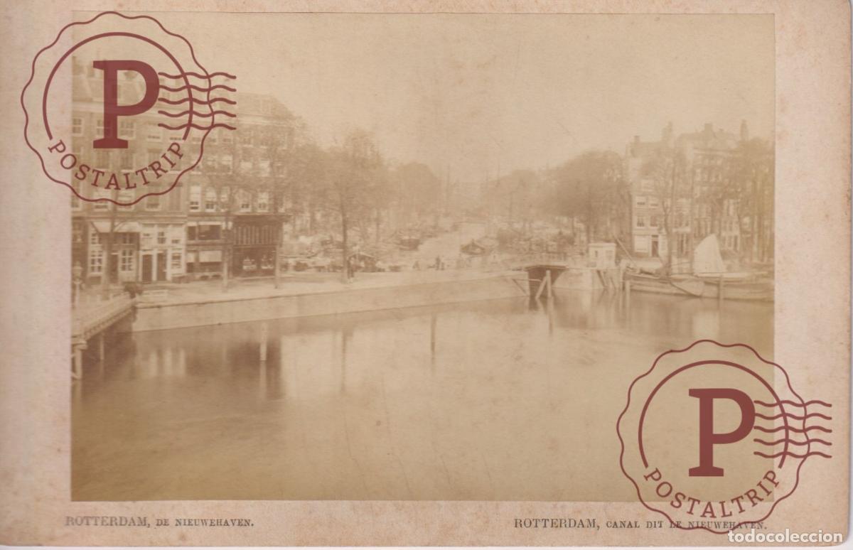 Fotograf&iacute;a antigua: NETHERLAND. PAISES BAJOS. ROTTERDAM. NIEWENHAVEN. CABINET 17X11CM