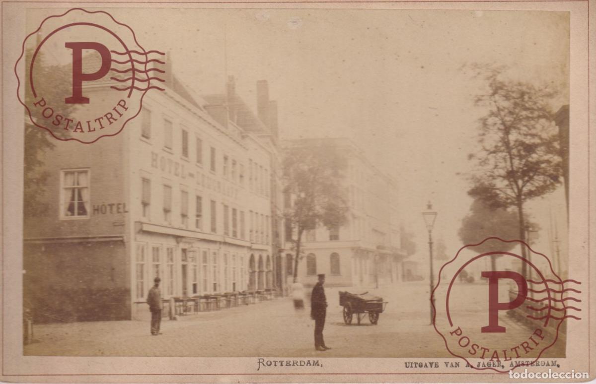 Fotograf&iacute;a antigua: NETHERLAND. PAISES BAJOS. ROTTERDAM. VAN A. JAGER. CABINET 17X11CM