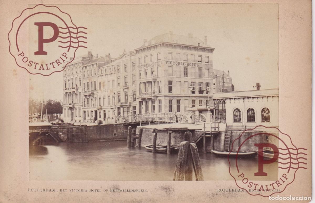 Fotograf&iacute;a antigua: NETHERLAND. PAISES BAJOS. ROTTERDAM. HOTEL VICTORIA. CABINET 17X11CM