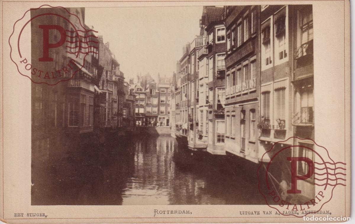 Fotograf&iacute;a antigua: NETHERLAND. PAISES BAJOS. ROTTERDAM. HET STIJGER. VAN A. JAGER. CABINET 17X11CM