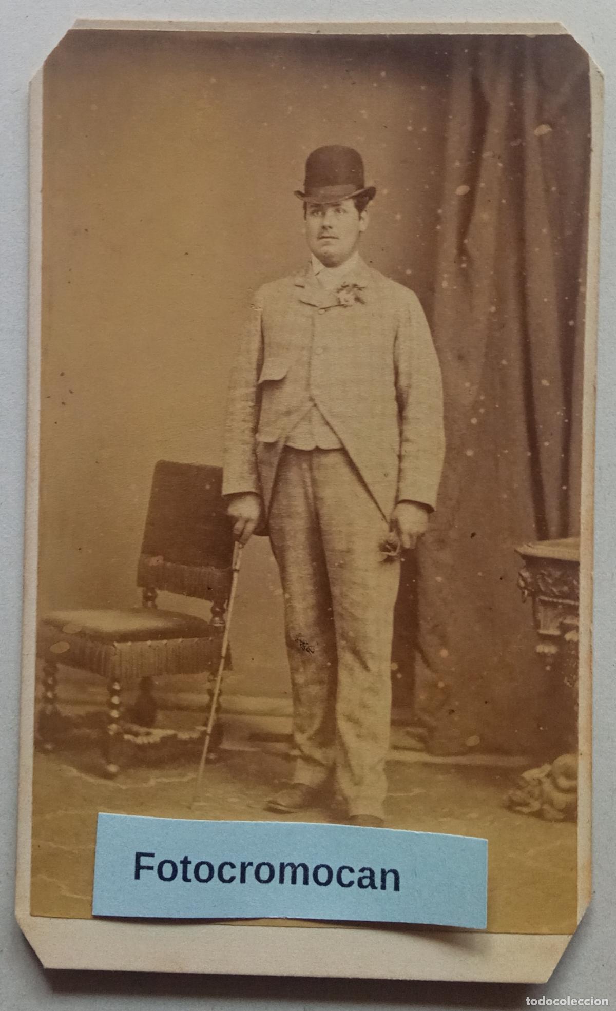 Fotograf&iacute;a antigua: CDV. FOT&Oacute;GRAFO. T. JONES. 51 BROAD ST. LUDLOW