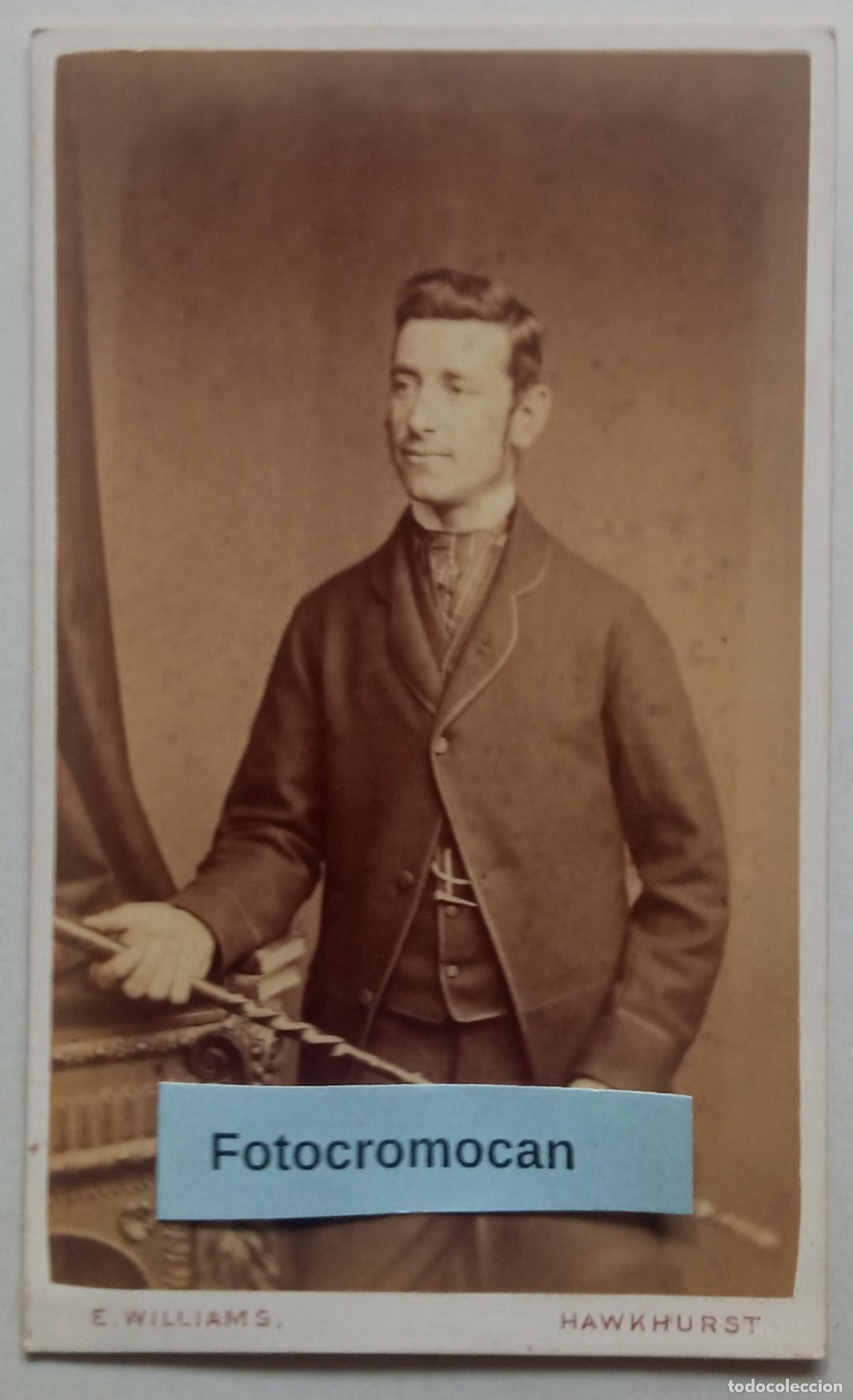 Fotograf&iacute;a antigua: CDV. FOT&Oacute;GRAFO. E. WILLIAMS. HIGHGATE. HAWKHURST. KENT