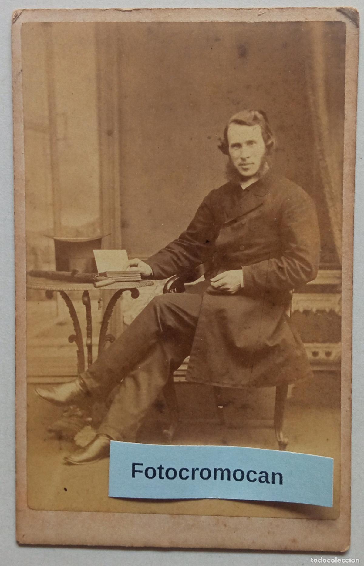 Fotograf&iacute;a antigua: CDV. FOT&Oacute;GRAFO. A. H. BALD. ST. GEORGE COURT 175 BUCHANAN ST & 94 WEST NILE ST. GLASGOW