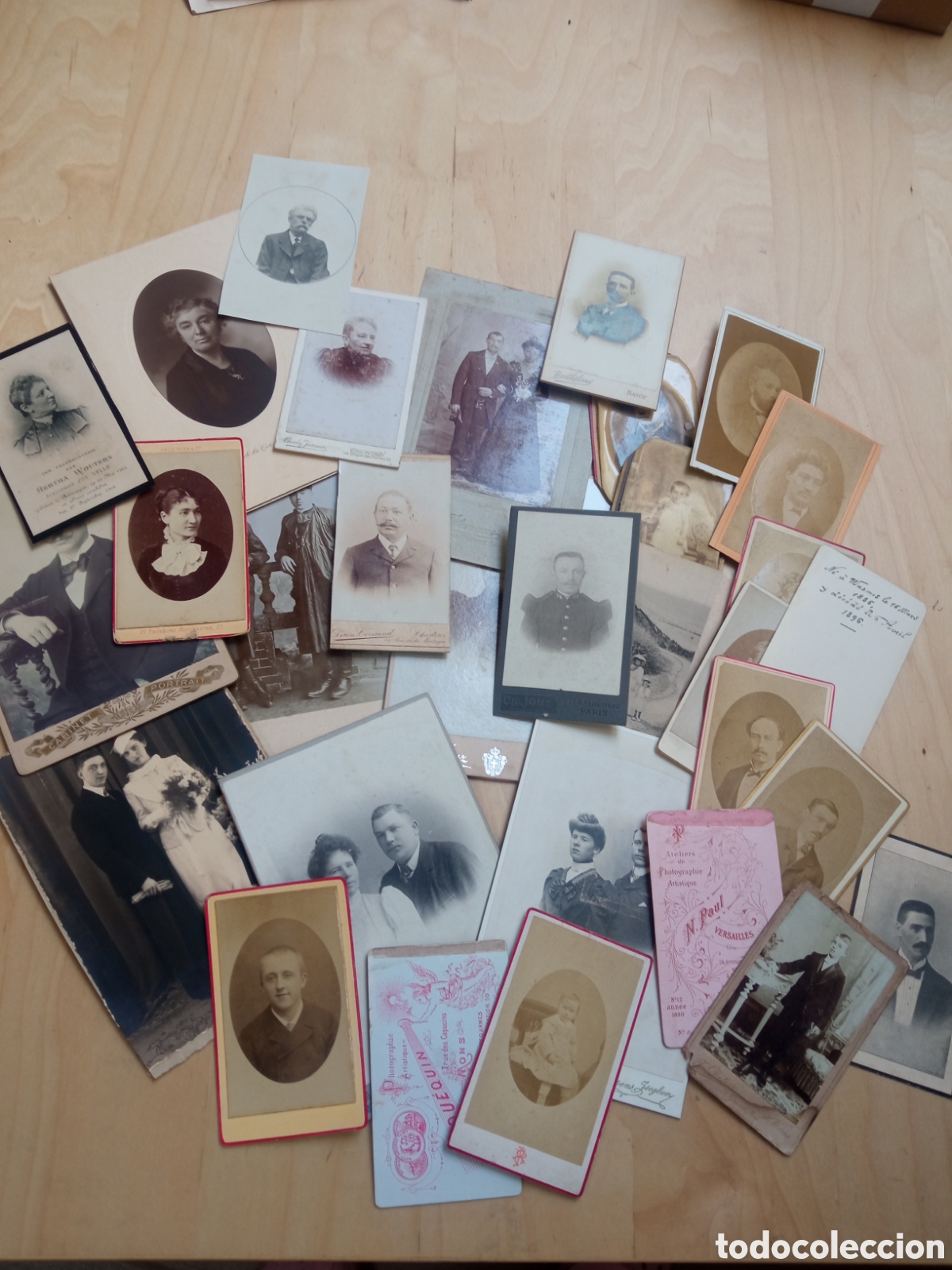 Fotograf&iacute;a antigua: Lote de antiguas fotograf&iacute;as Francia, B&eacute;lgica, Pa&iacute;ses Bajos. Finales siglo XIX principios del S.XX.
