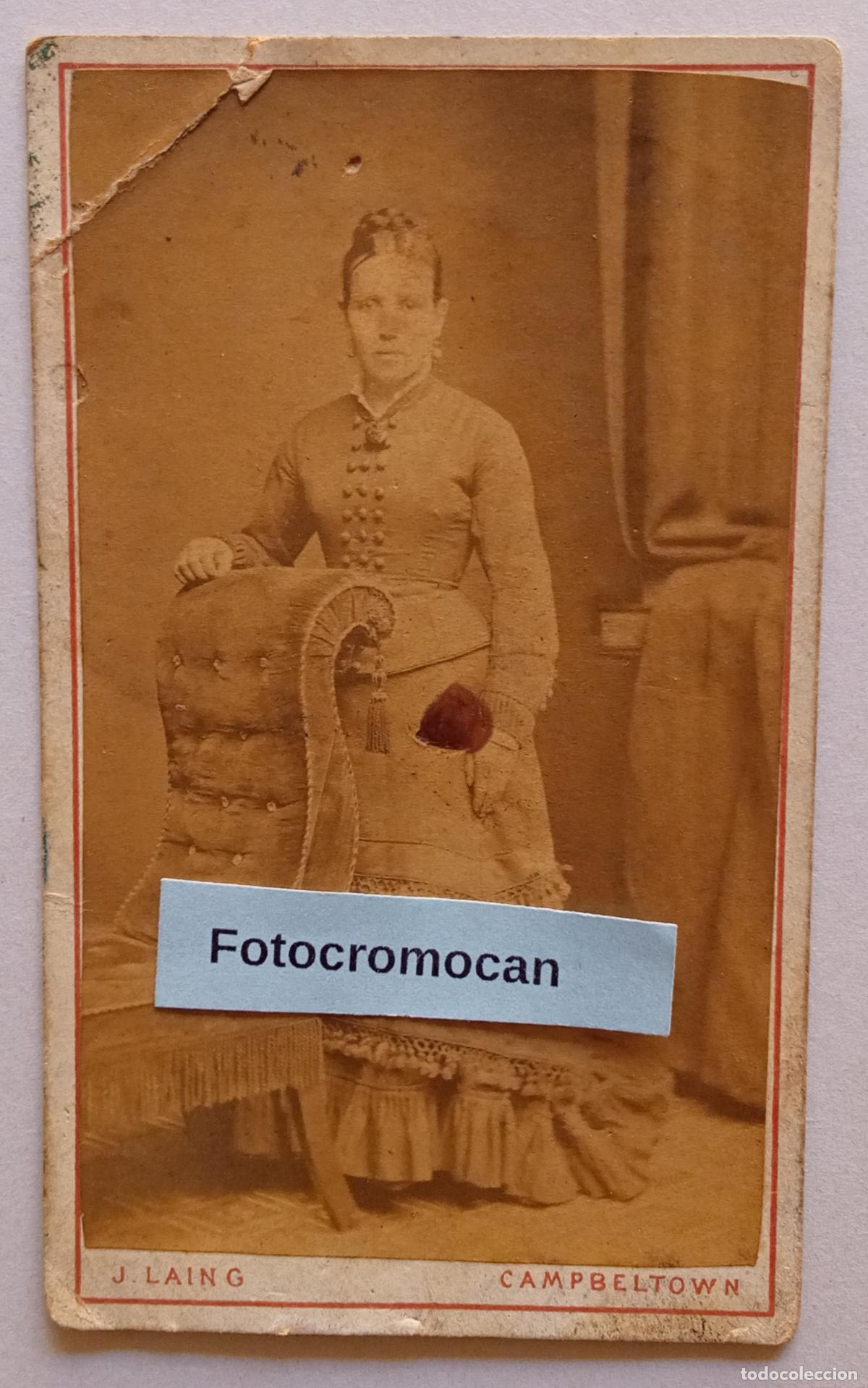Fotograf&iacute;a antigua: CDV. FOT&Oacute;GRAFO. J. LAING. CAMPBELTOWN