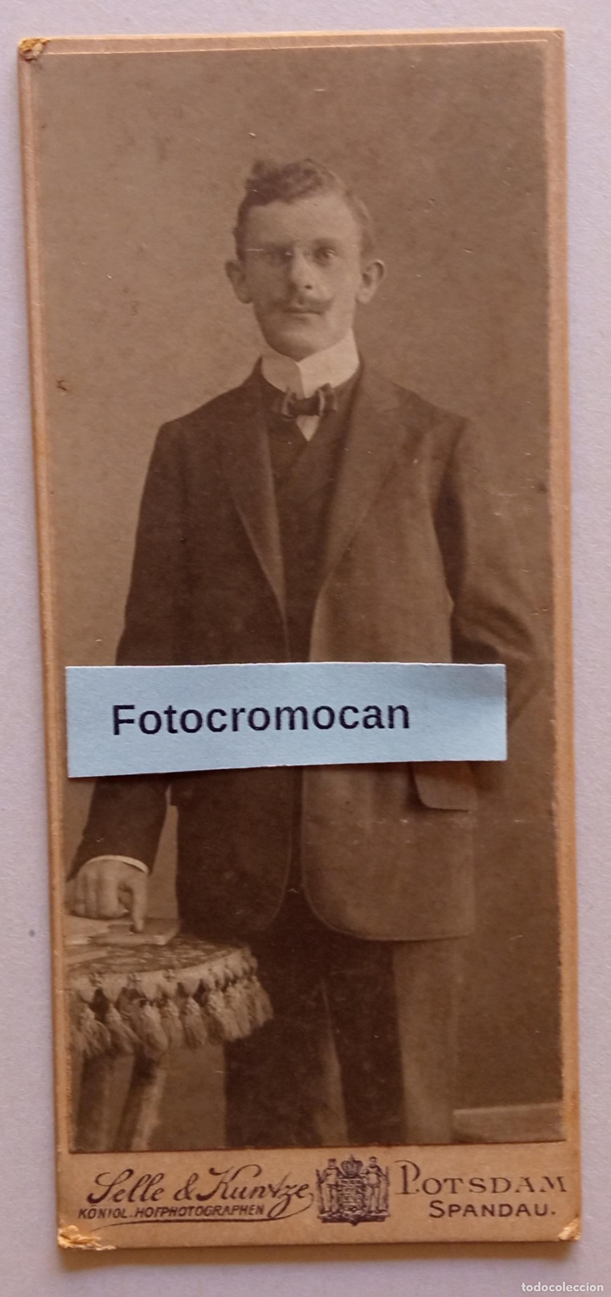 Fotograf&iacute;a antigua: CDV. FOT&Oacute;GRAFO. SELLE & KUNTZE. POTSDAM. SPANDAU