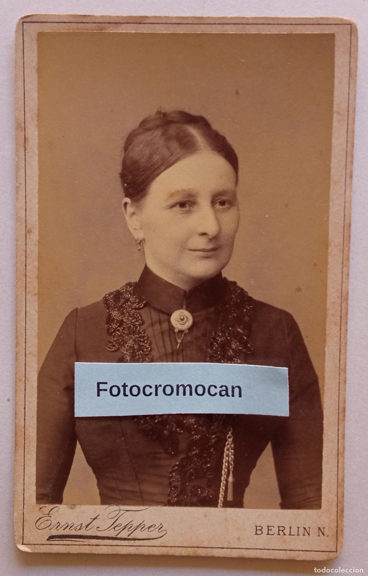 Fotograf&iacute;a antigua: CDV. FOT&Oacute;GRAFO. ERNST TEPPER. BERLIN