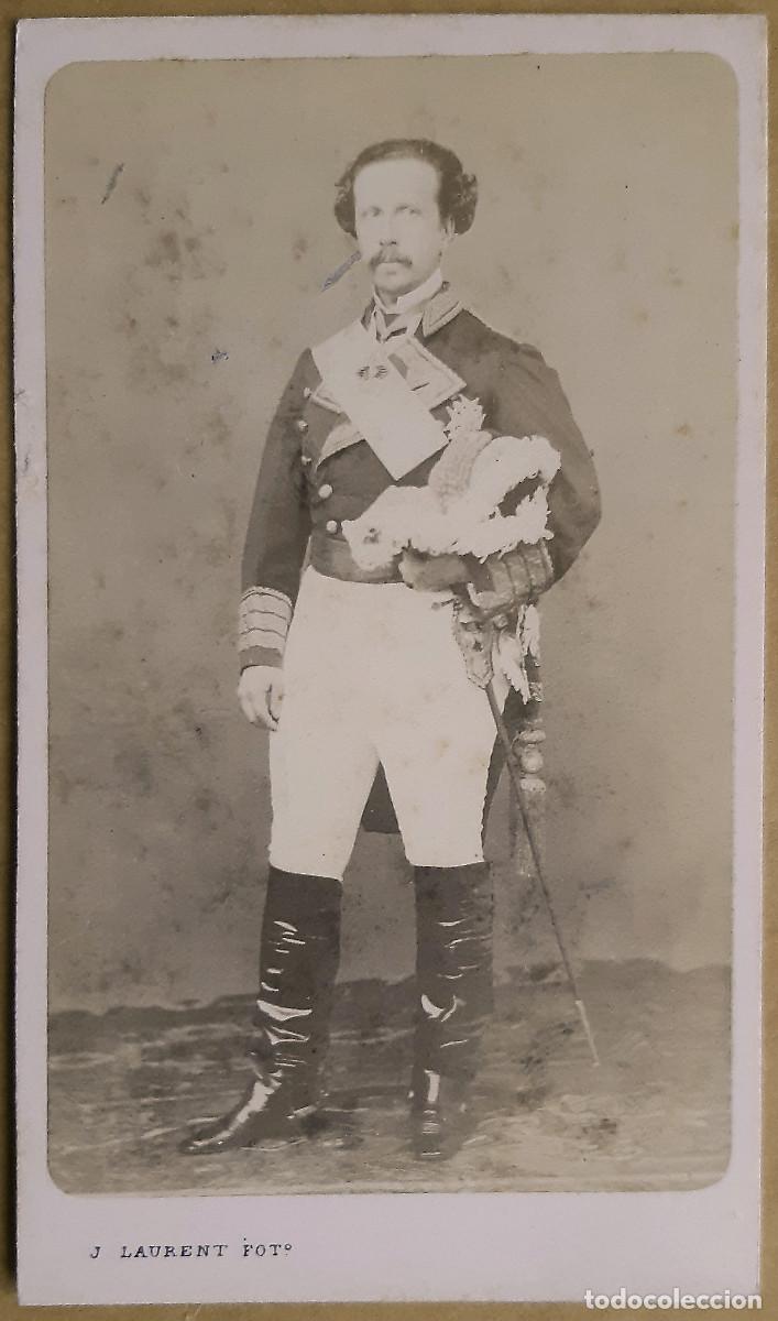 Fotograf&iacute;a antigua: CDV de Francisco de As&iacute;s y Borb&oacute;n, rey consorte de Espa&ntilde;a