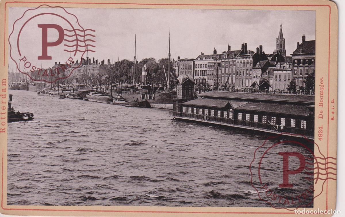 Photographie ancienne: NETHERLAND. PAISES BAJOS. ROTTERDAM. DE BOOMPJES. CABINET 17X11CM