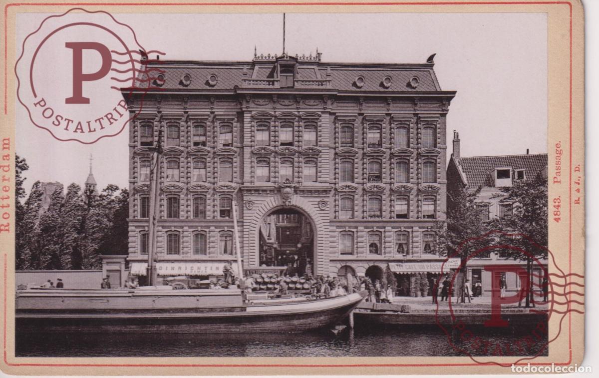Photographie ancienne: NETHERLAND. PAISES BAJOS. ROTTERDAM. PASSAGE. CABINET 17X11CM