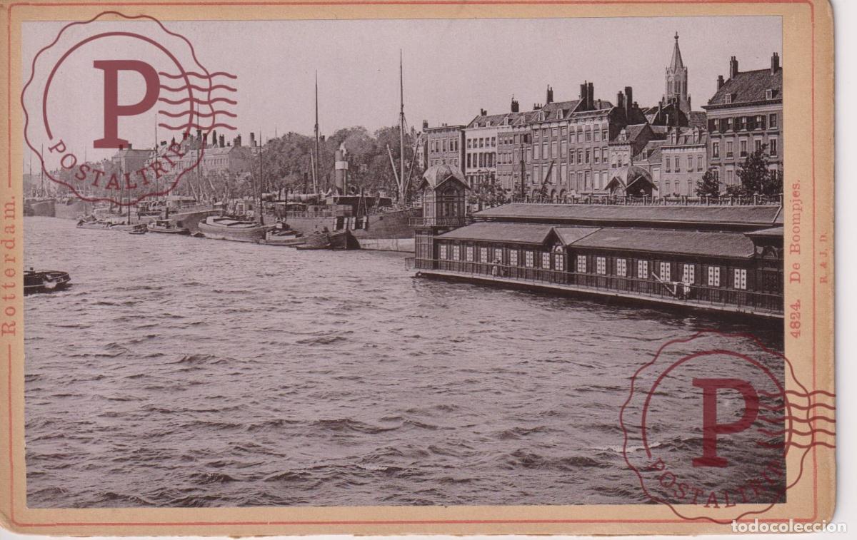 Photographie ancienne: NETHERLAND. PAISES BAJOS. ROTTERDAM. DE BOOMPJES. CABINET 17X11CM