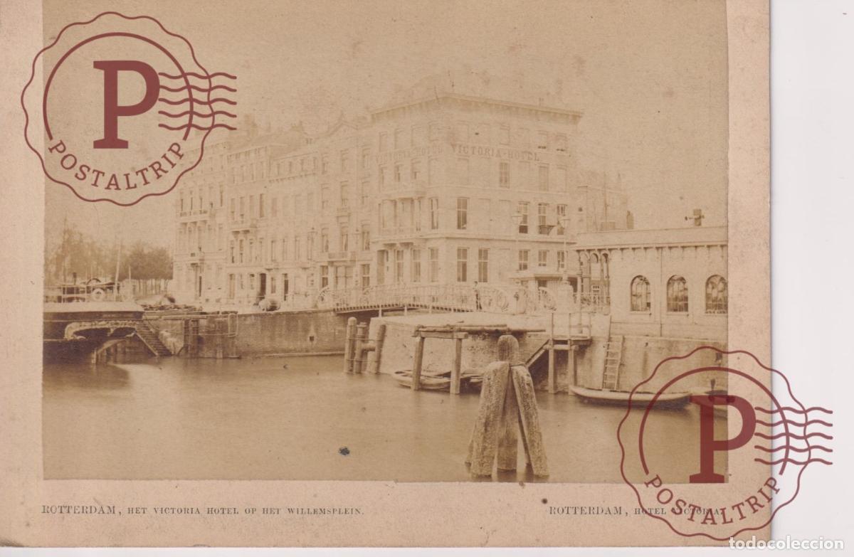 Fotograf&iacute;a antigua: NETHERLAND. PAISES BAJOS. ROTTERDAM. HOTEL VICTORIA. CABINET 17X11CM
