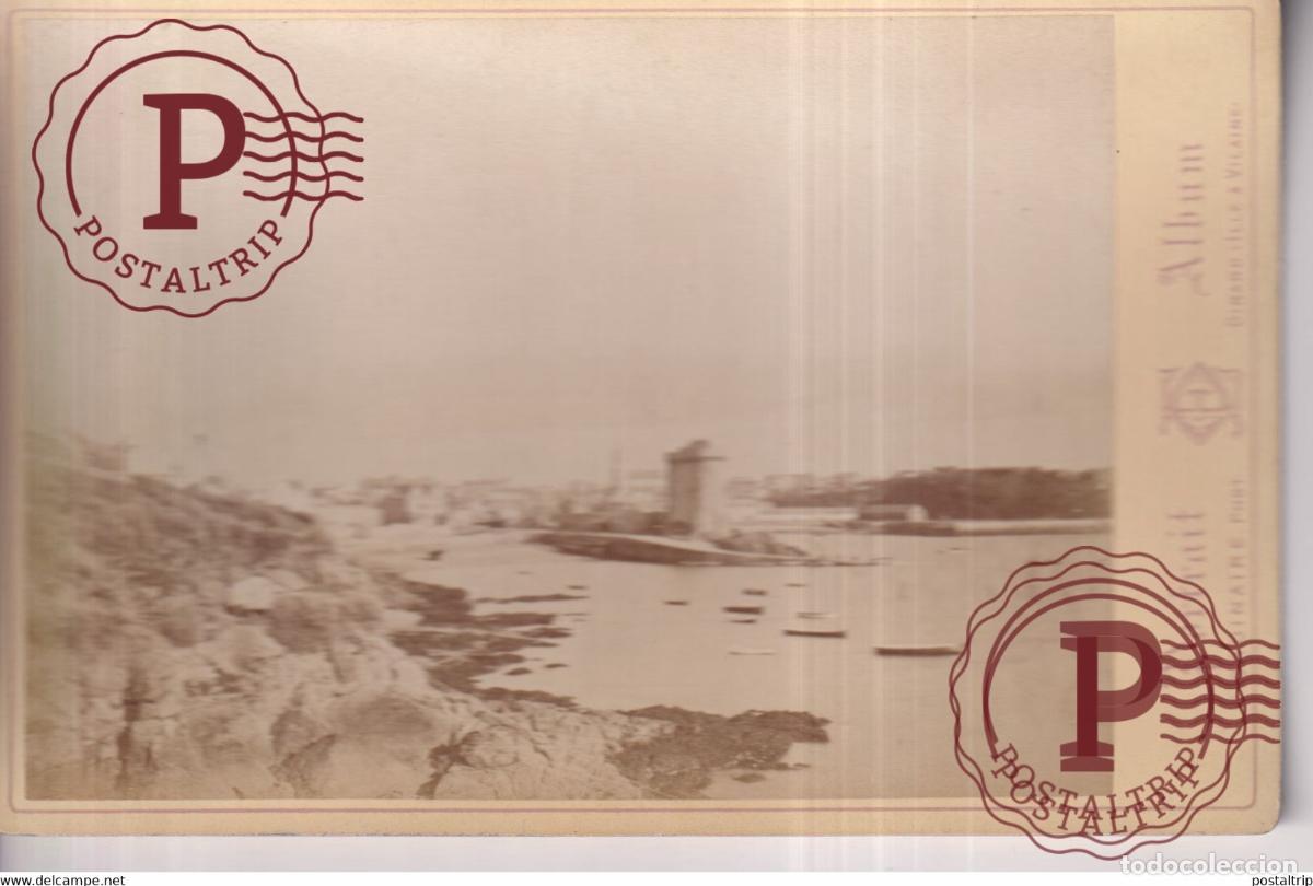 Fotograf&iacute;a antigua: Saint-Malo PORTRAIT E ALBUM PHOTOGRAPHIE ORDINAIRE DINARD 35] Ille et Vilaine FRANCE 16.5*11CM
