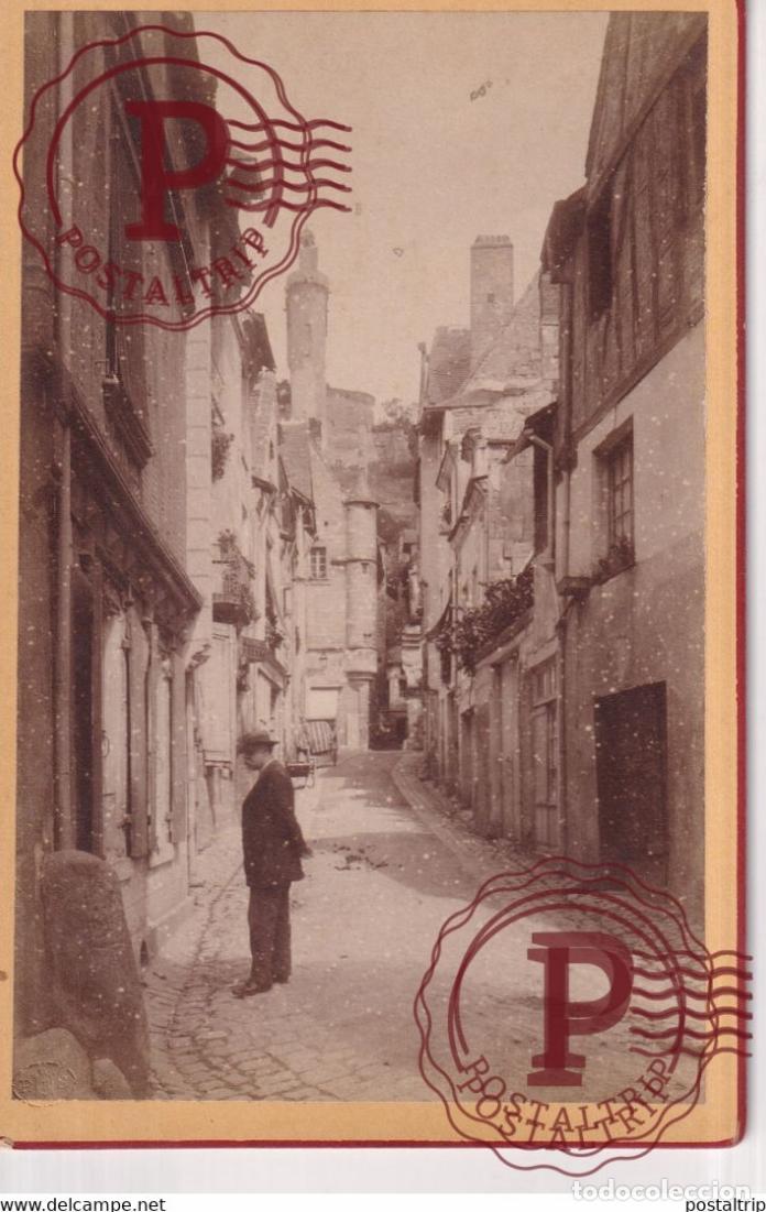 Fotograf&iacute;a antigua: Chinon - Rue du Grand Carroi 16.5*11CM
