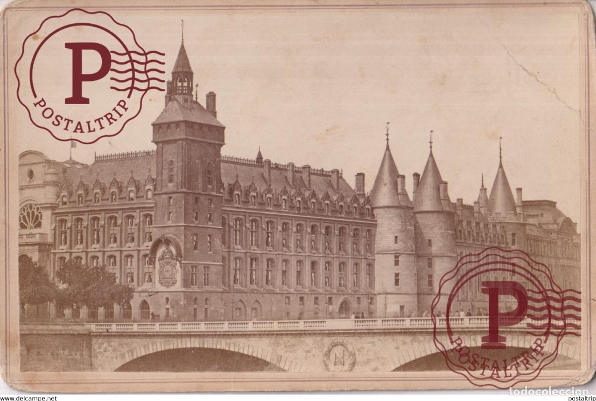 Fotograf&iacute;a antigua: LA CONCIERGERIE PARIS, PALAIS DE LA CIT&Eacute;, LA CONSERJER&Iacute;A FRANCE FRANCIA PHOTO ANCIENNE 16.5*11CM