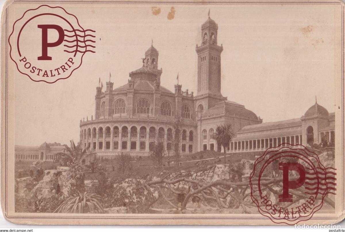 Fotograf&iacute;a antigua: LE TROCAD&Eacute;RO PARIS, LE PALAIS DU TROCAD&Eacute;RO , EL TROCADERO FRANCE FRANCIA PHOTO ANCIENNE 16.5*11